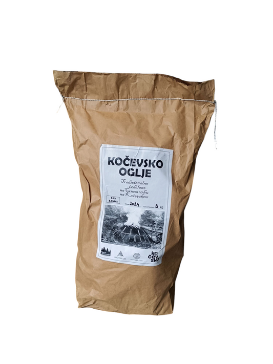 Kočevsko oglje iz leske 3 kg
